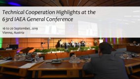 Highlights from the 63rd IAEA General Conference: Department of Technical Cooperation