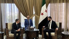 Discussion with Syrian President Ahmed Al-Sharaa in Damascus