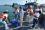 Members of the team listen to instructions on how to properly deploy a surface sediment sampling instrument.