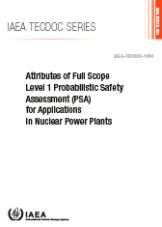 Attributes of Full Scope Level 1 Probabilistic Safety Assessment (PSA) for Applications in Nuclear Power Plants