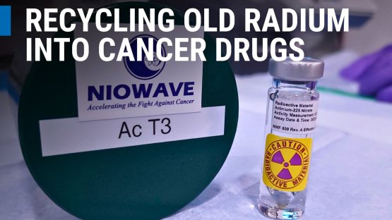 Reciclaje de radio antiguo en fármacos contra el cáncer (en inglés)